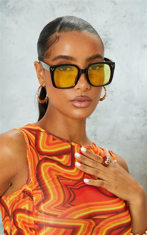 yellow lens sunglasses women.